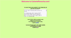 Desktop Screenshot of calientepanocha.com